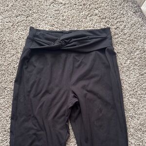 Sincerely Jules Black Bellbottom Leggings